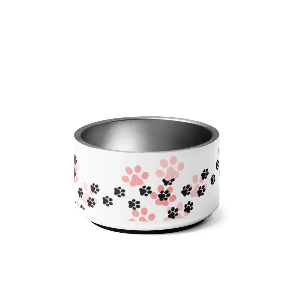 Paw Prints Dog Bowl - Debital Design