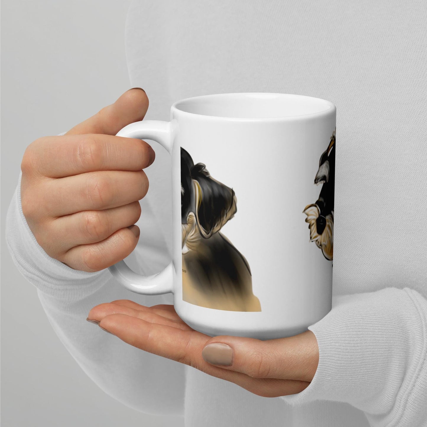 Schnauzer black & tan Mug
