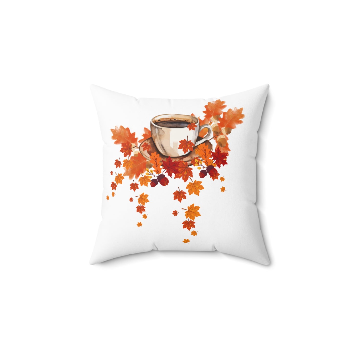 Fall Leaves Coffee Pillow