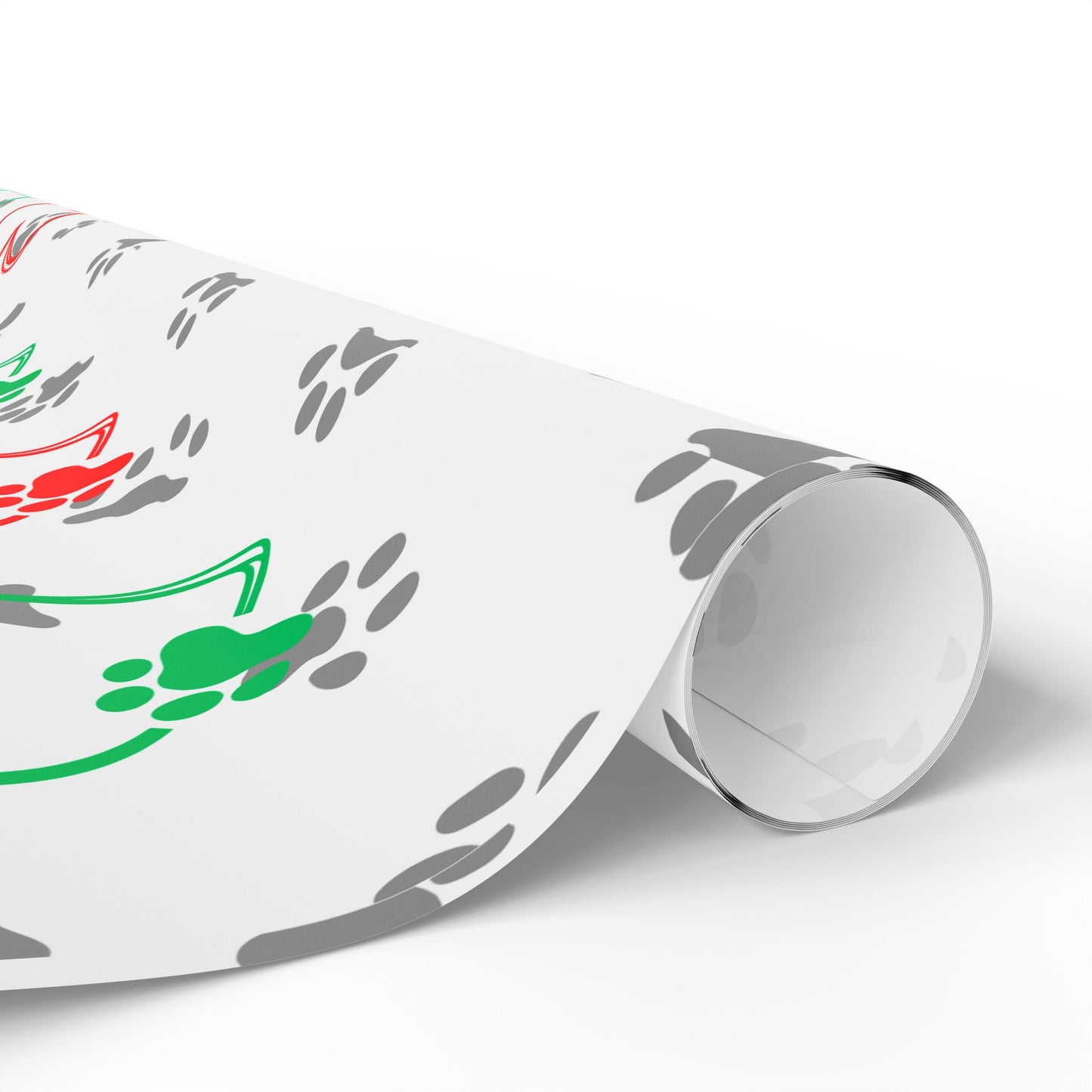 Paw Print Wrapping Paper Roll, Paw Print Gift Wrap, Pet Lover Wrapping Sheets, Dog Paw Print Presents, Cat Paw Print Packing Paper