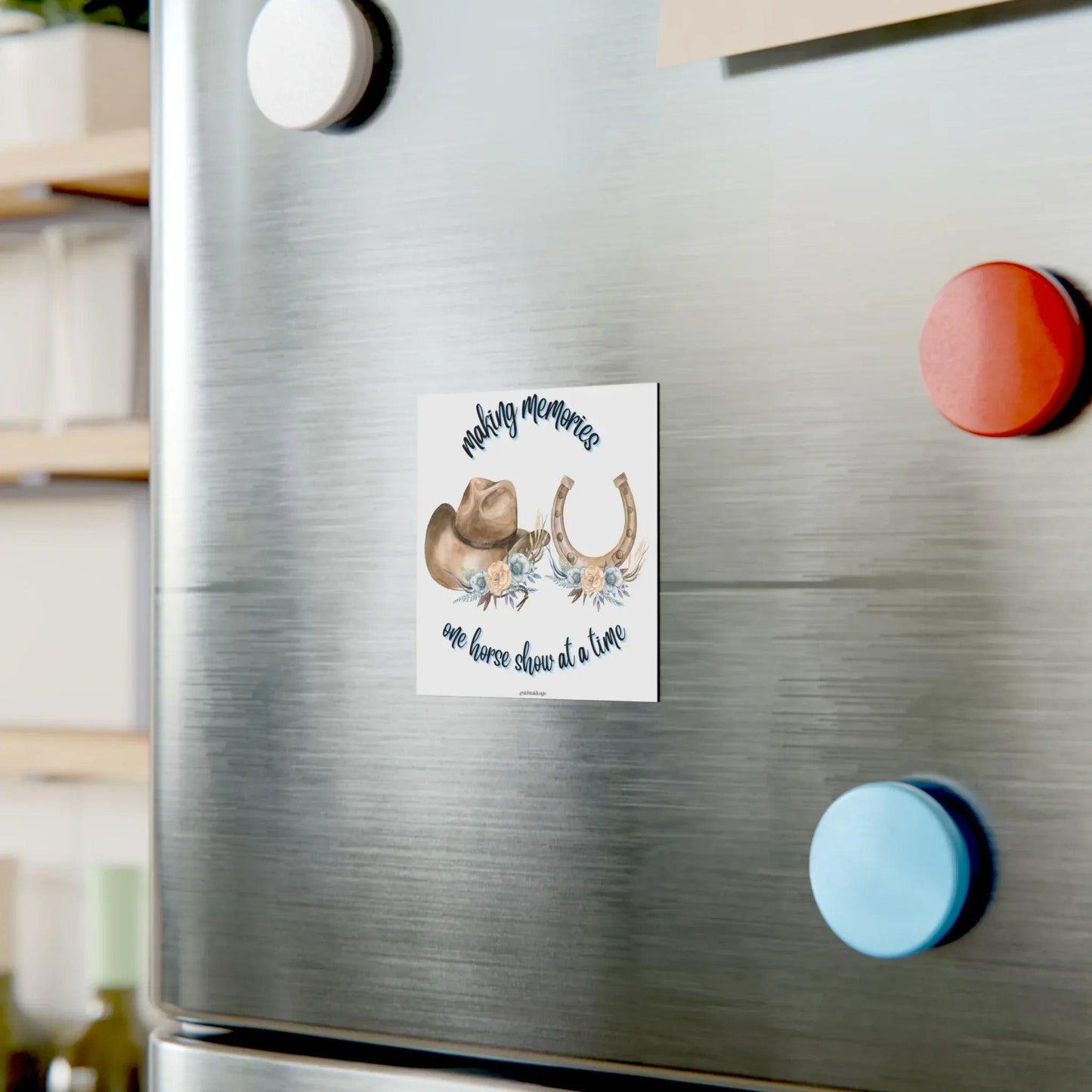 Square Magnet Making Memories - Debital Design