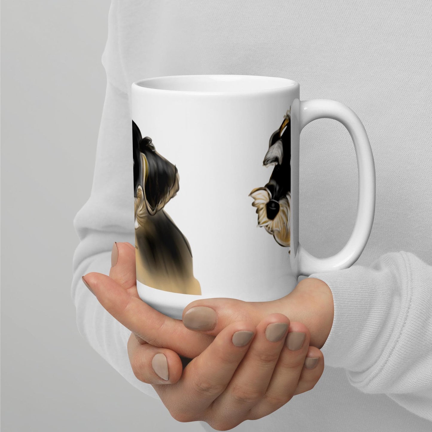Schnauzer black & tan Mug