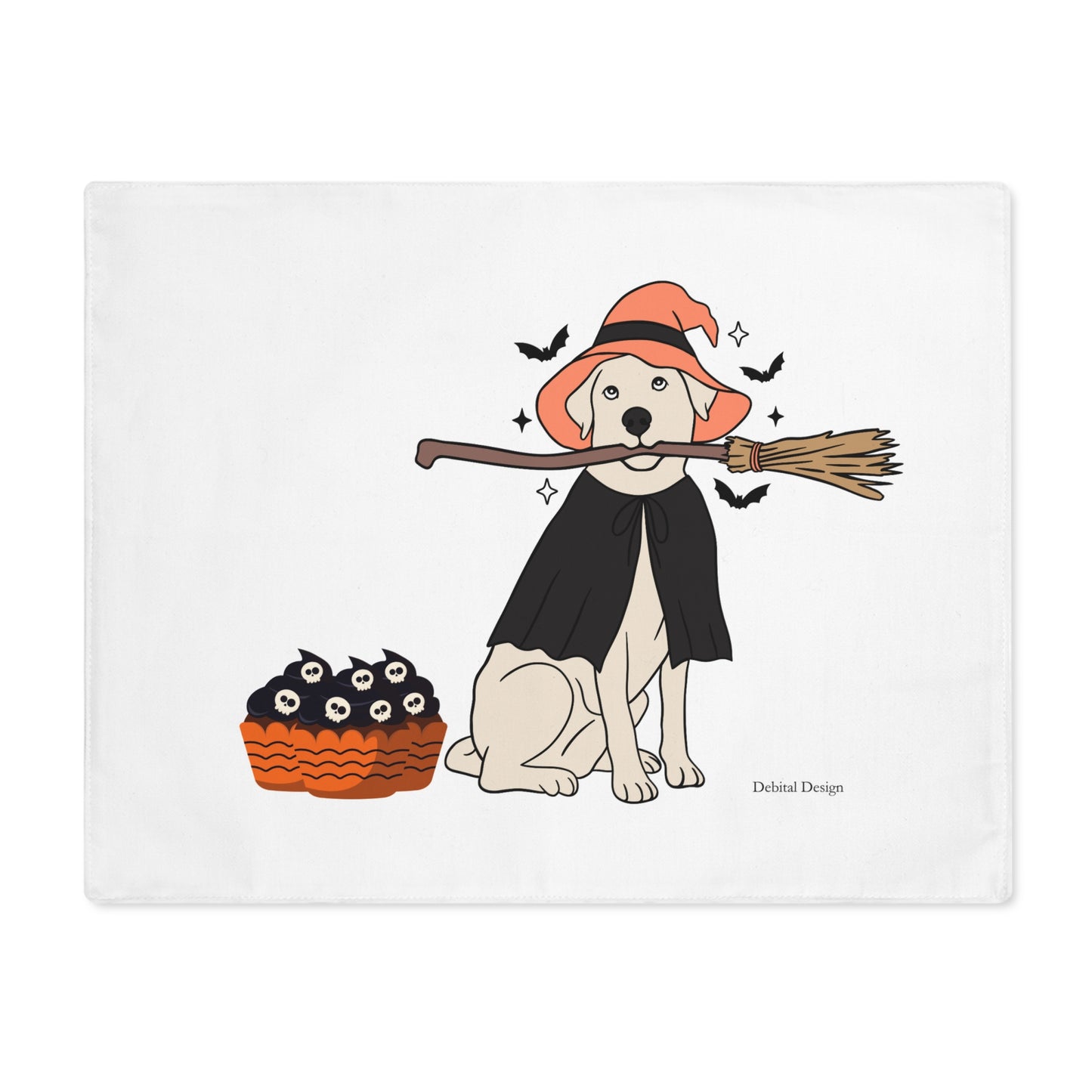 Halloween Dog Placemat, Cute Dog Halloween Decor, Pet Themed Table Setting, Dog Lover Gift, Spooky Holiday Tableware, Fall Home Decor