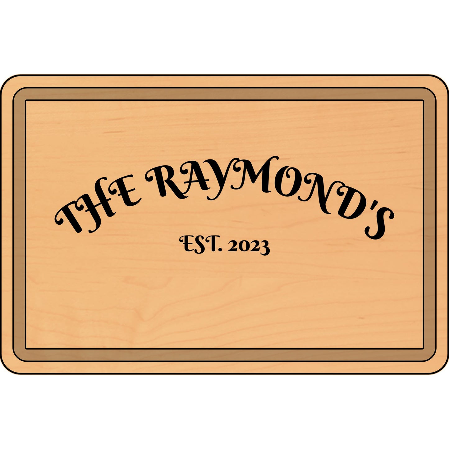 Personalized Wooden Cutting Board, Engraved Kitchen Decor, Custom Wood Chopping Board, Housewarming Gift, Wedding Present, Chef's Cutting