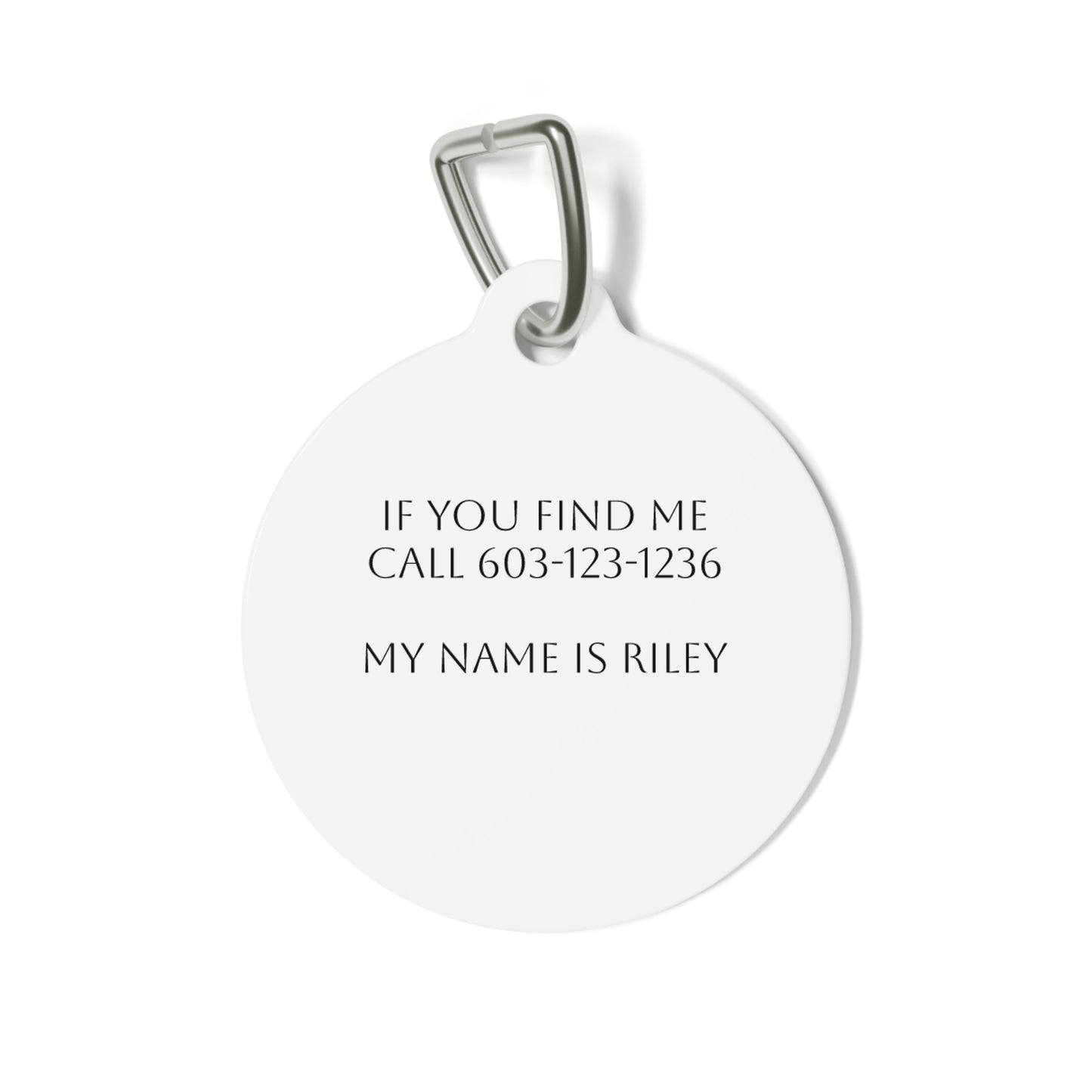 Custom Pet Tag - Personalized Dog ID Tag, Cat Name Tag, Pet Identification Tag, Unique Pet Accessory, Gift for Pet Lovers