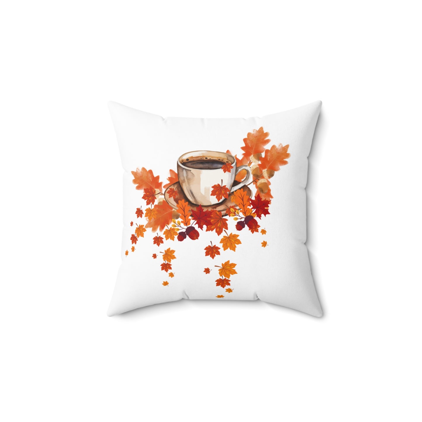 Fall Leaves Coffee Pillow