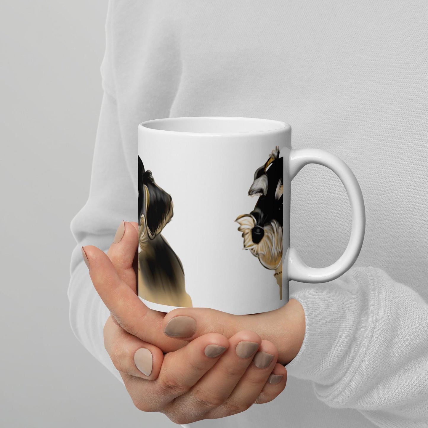 Schnauzer black & tan Mug