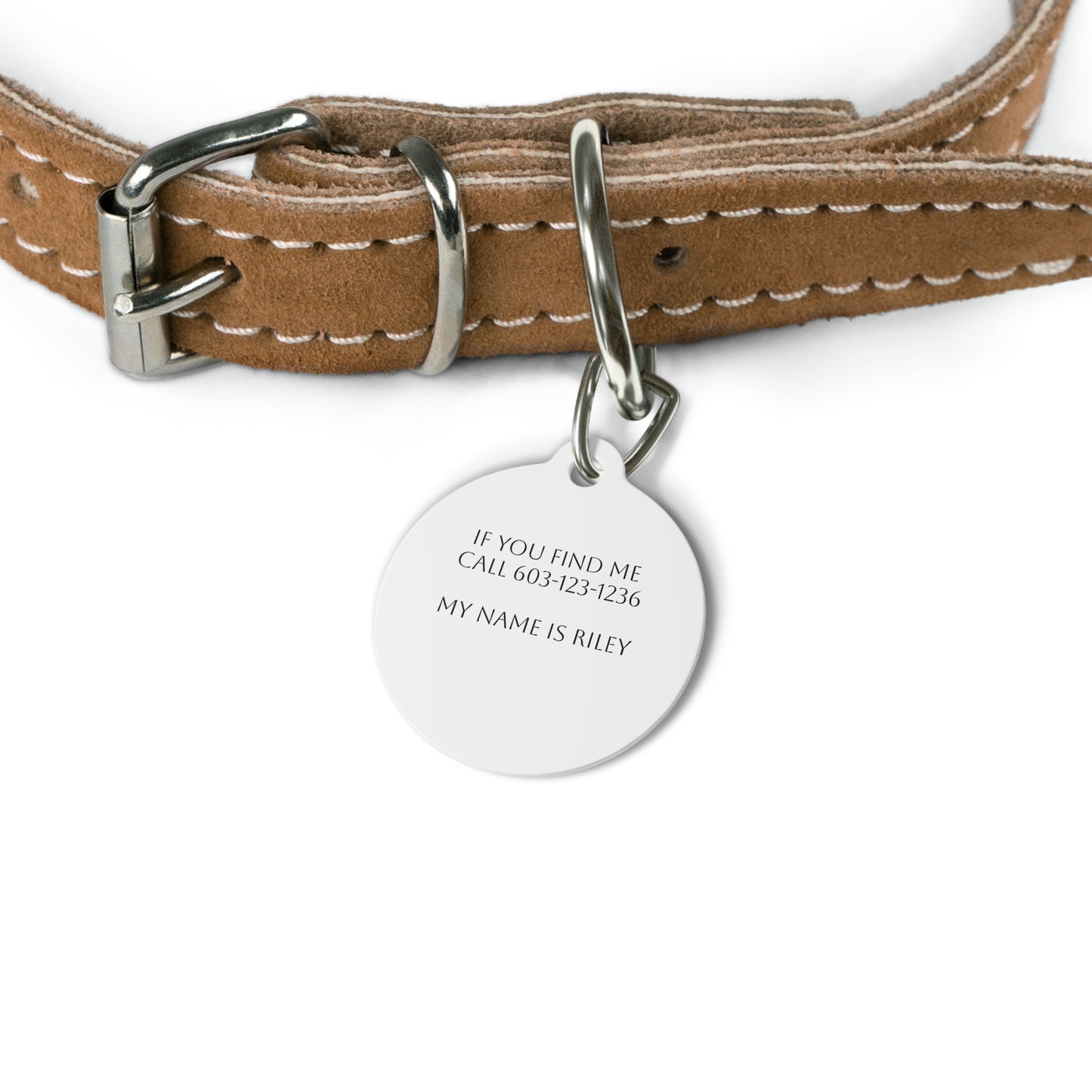 Custom Pet Tag - Personalized Dog ID Tag, Cat Name Tag, Pet Identification Tag, Unique Pet Accessory, Gift for Pet Lovers