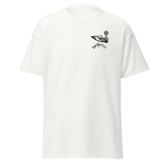 Alien Believe Softstyle T-Shirt - Debital Design