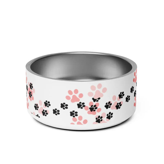 Paw Prints Dog Bowl - Debital Design