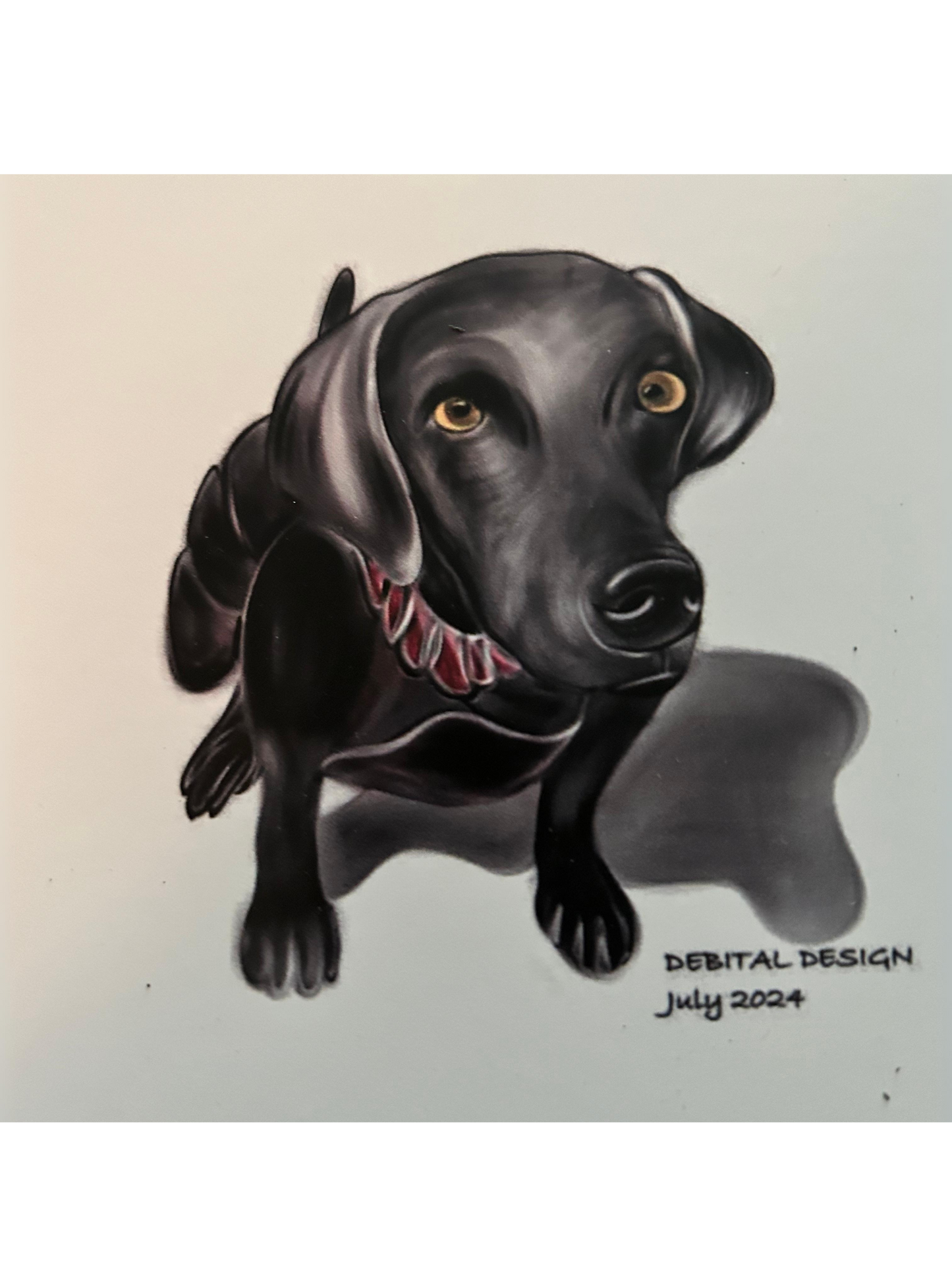 Custom Dog Portrait – Digital Artwork by Debital Design