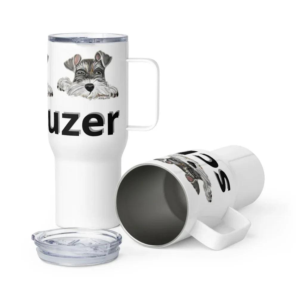 Travel mug with a handle - Debital Design