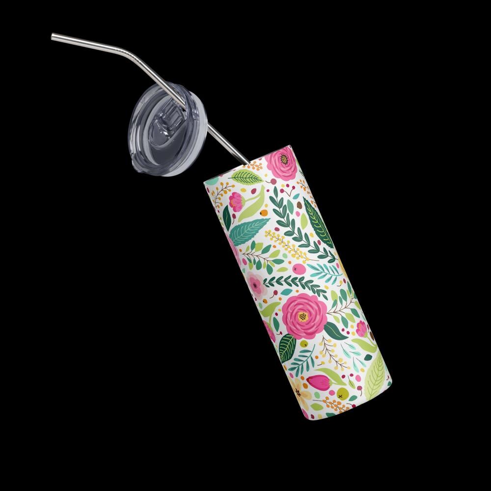 Springtime Stainless steel tumbler in Floral print