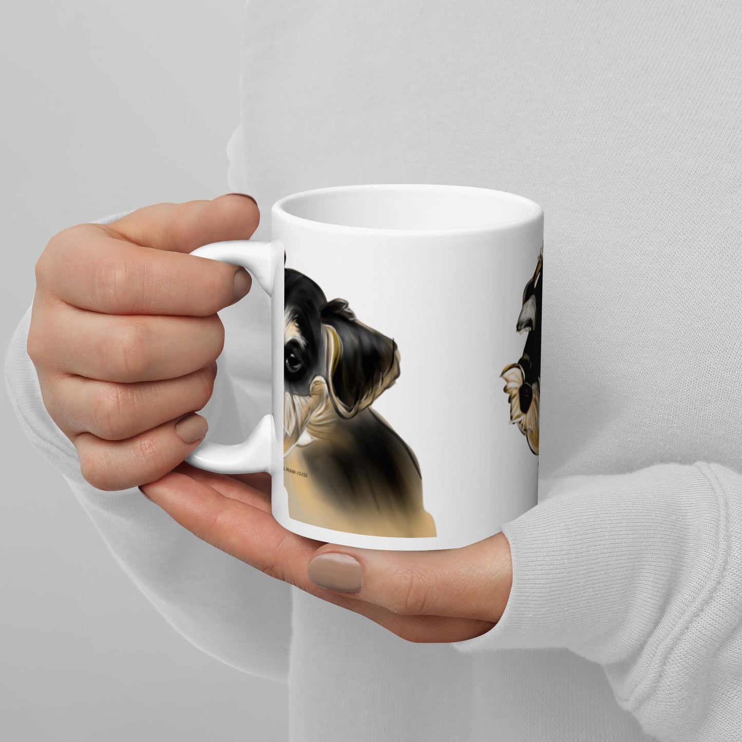 Schnauzer black & tan Mug