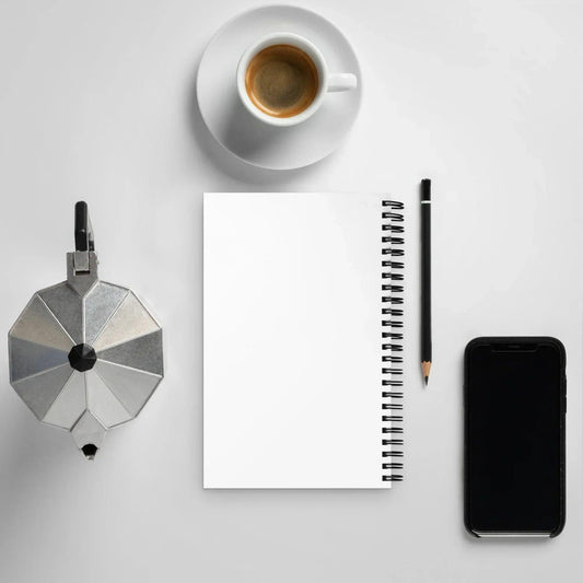 Alien Spiral notebook Do you Believe - Debital Design