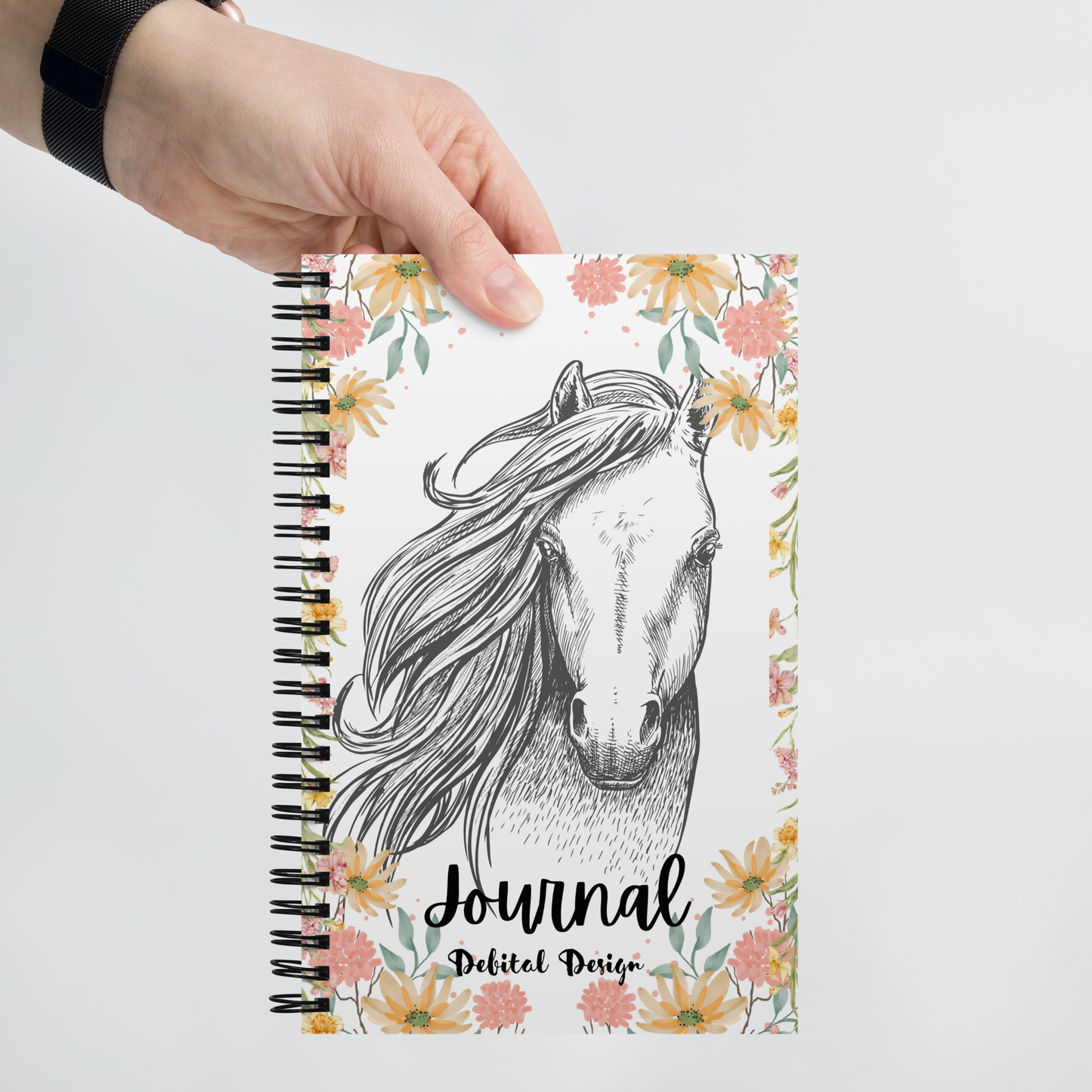 Horse Journal Spiral notebook