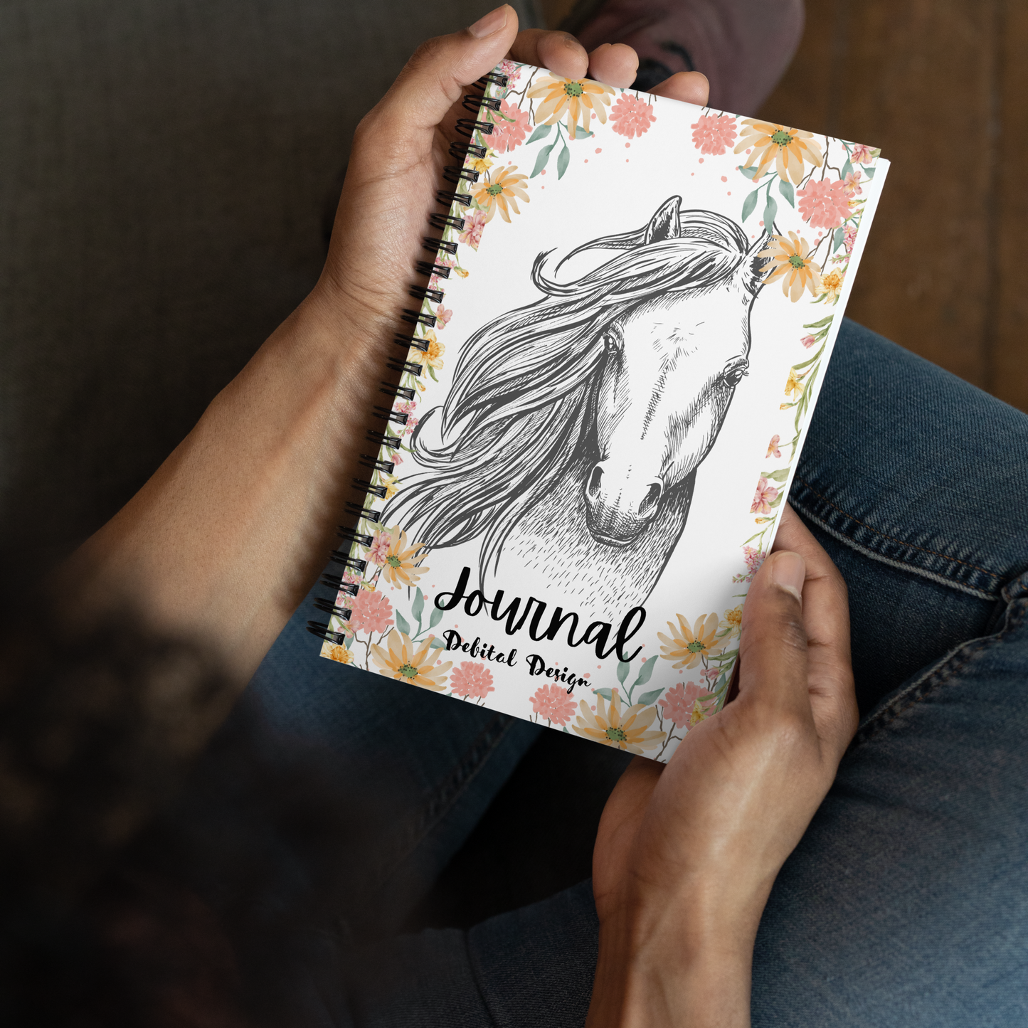 Horse Journal Spiral notebook