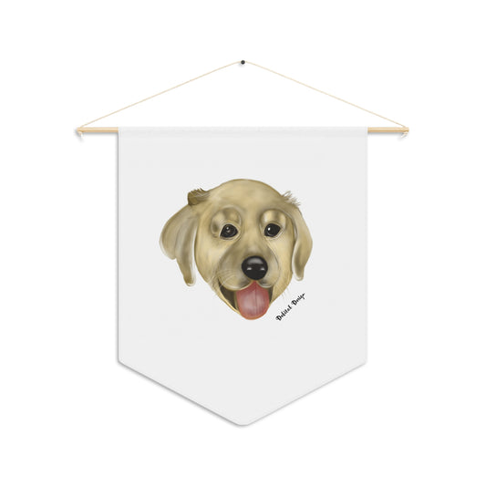 Golden Pup Pennant - Debital Design 