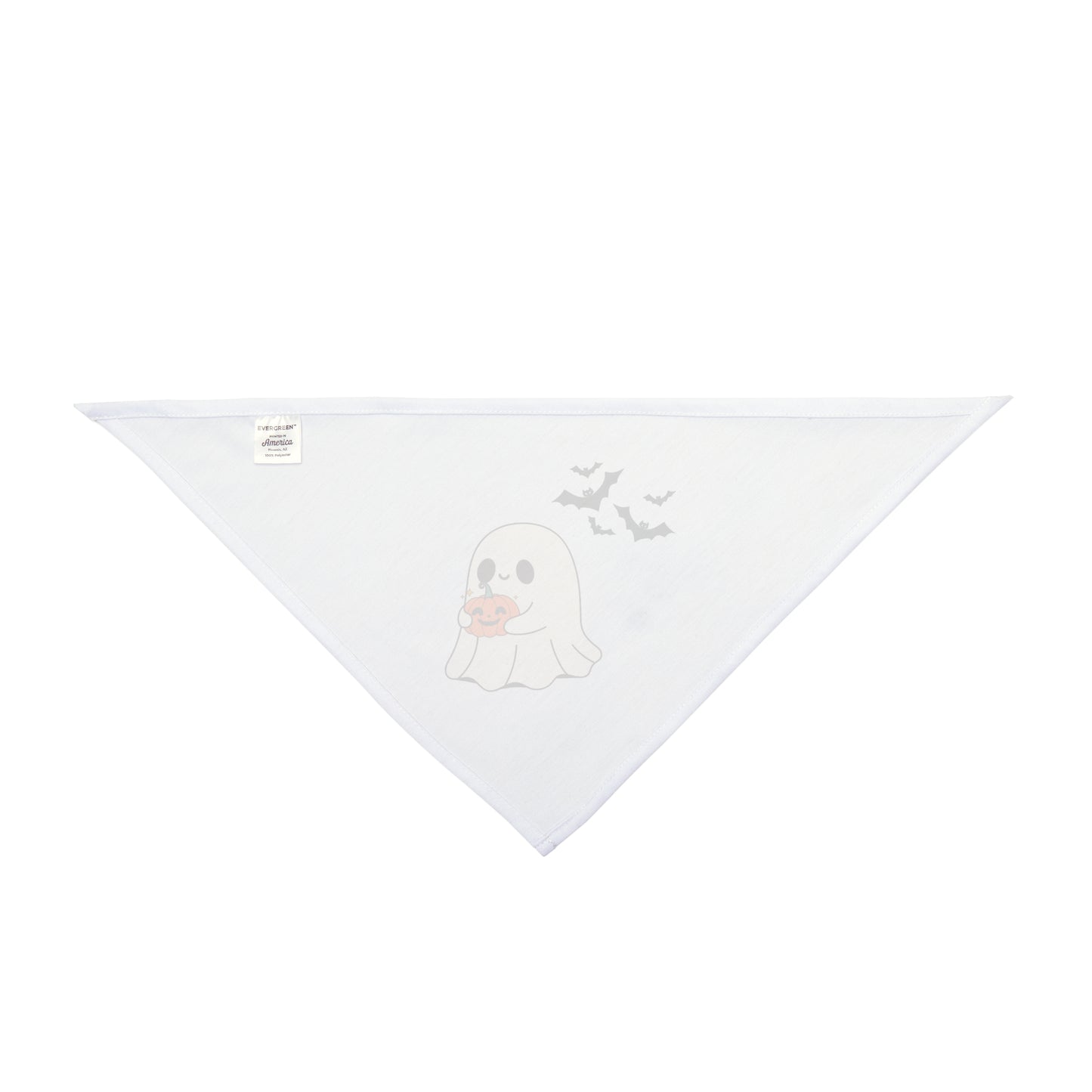 Adorable Ghost Pet Bandana for Halloween, Cute Pet Costume, Pet Accessory for Fall, Dog Bandana, Cat Bandana, Trick or Treat