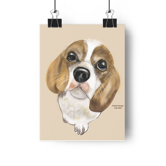 Giclée Art Print - Brown and White Dog