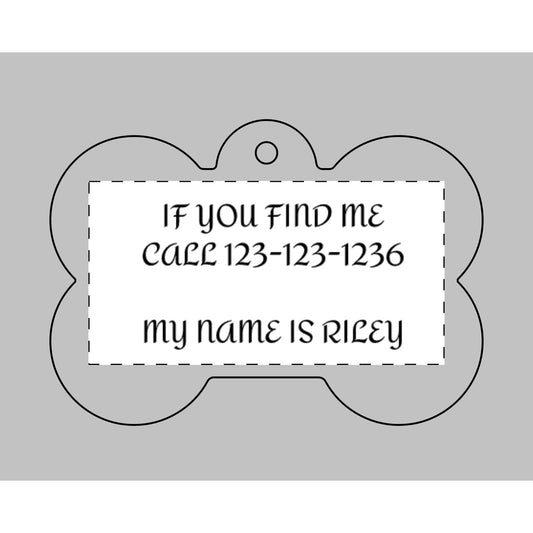 Custom Dog ID Tags, Personalized Pet Tags, Lost Pet Name Tags, Dog Bone Tags, Unique Pet Identification