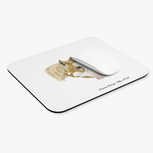 Paint Horse Portrait Mouse Pad — Elegant Equestrian Desk Mat