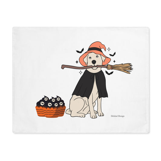 Halloween Dog Placemat, Cute Dog Halloween Decor, Pet Themed Table Setting, Dog Lover Gift, Spooky Holiday Tableware, Fall Home Decor