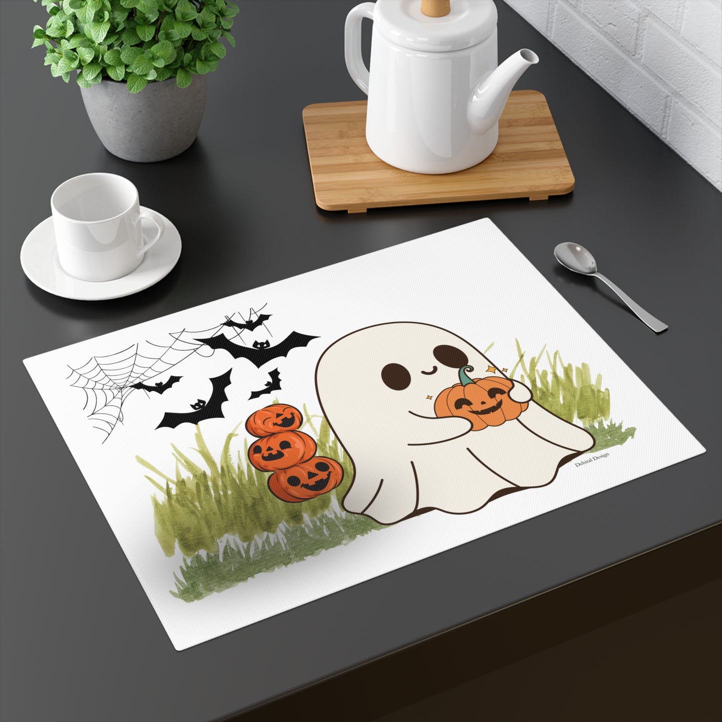 Ghost Pumpkin Placemat