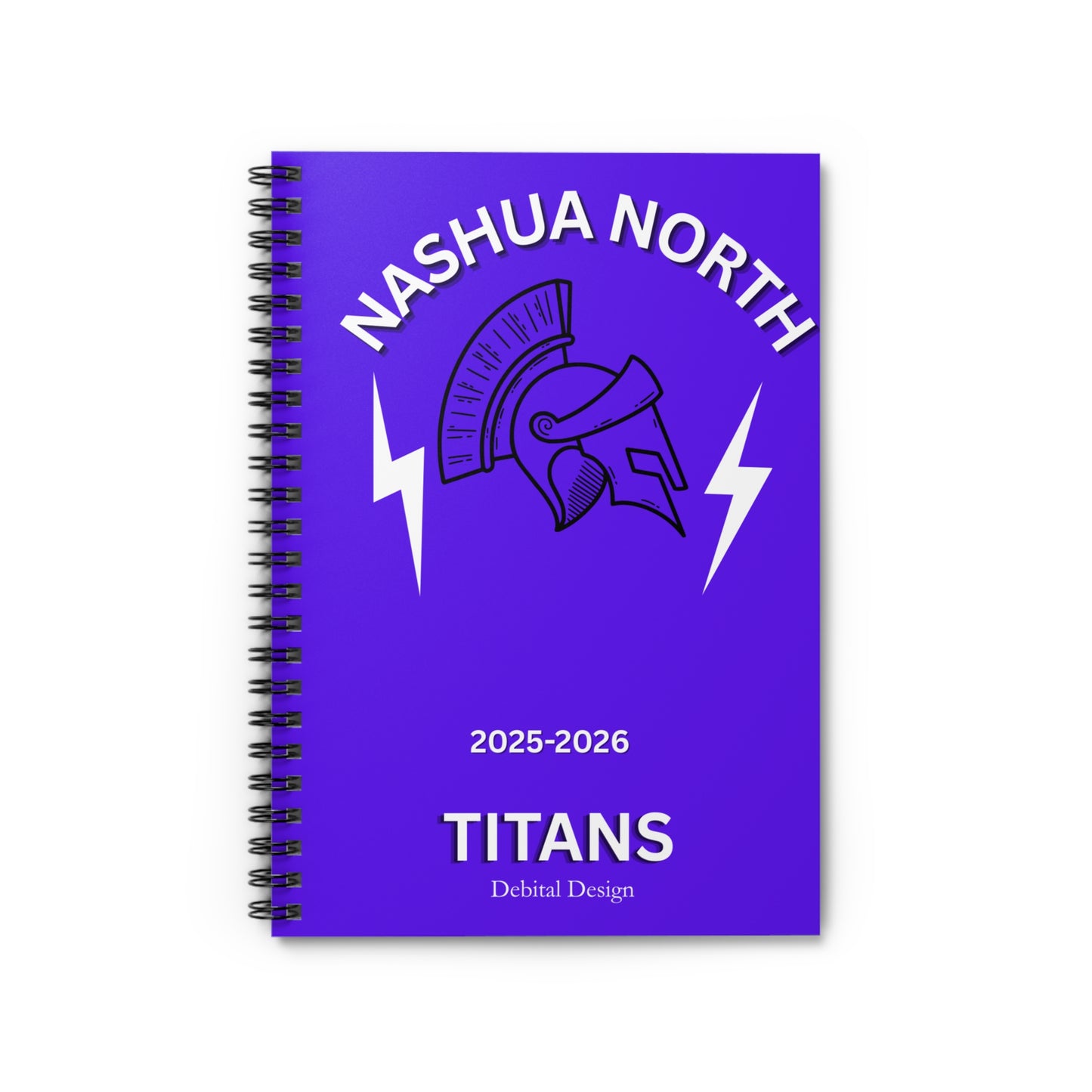Spiral Notebook - Ruled Line 6 x 9 Nashua North School Design