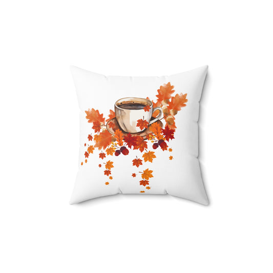 Fall Leaves Coffee Pillow