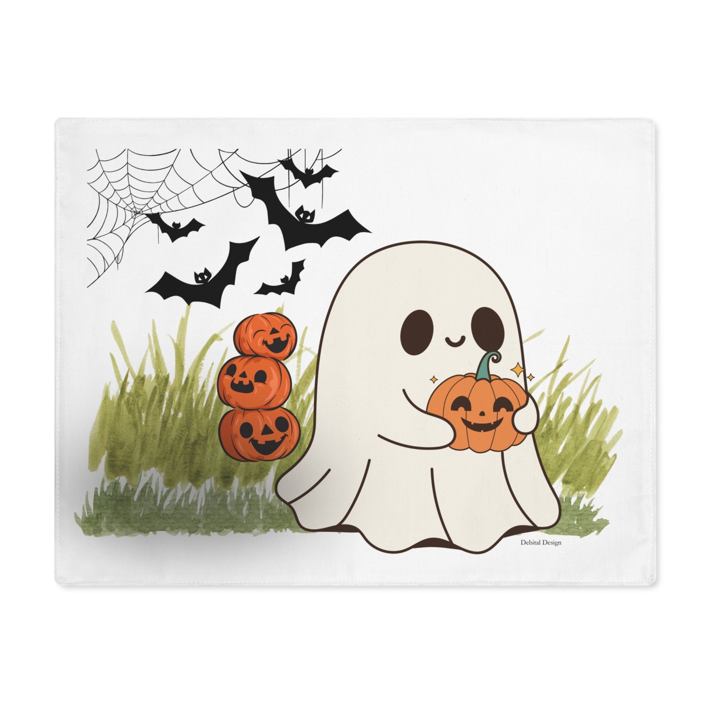 Ghost Pumpkin Placemat