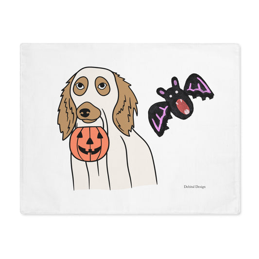 Halloween Dog Placemat, Festive Pet Table Decor, Unique Dining Accessory, Fall Table Setting, Dog Lover Gift Idea