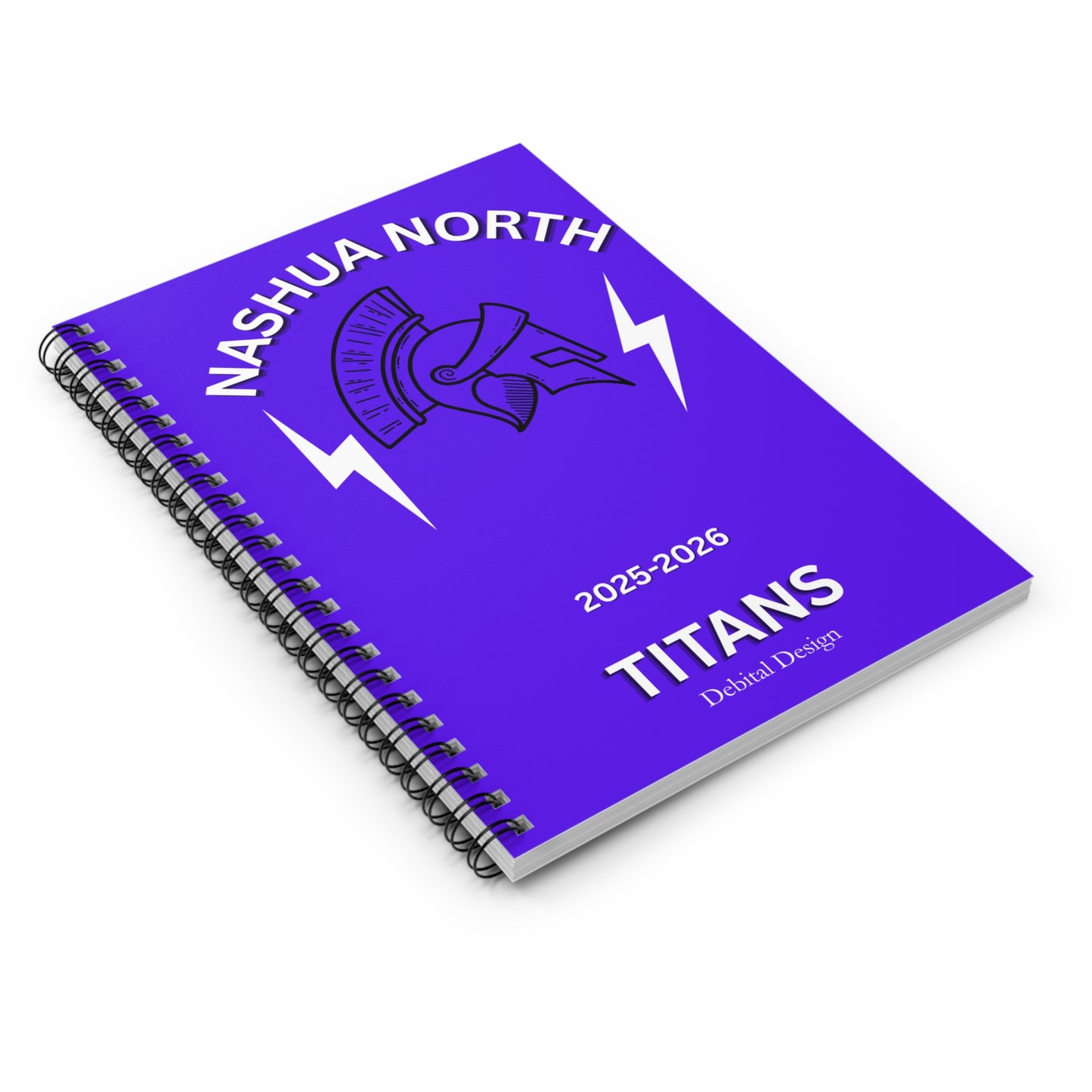 Spiral Notebook - Ruled Line 6 x 9 Nashua North School Design