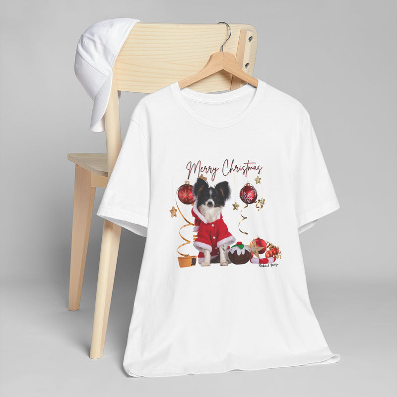 Christmas Dog T-Shirt, Merry Christmas Tee, Holiday Pet Shirt, Unisex Christmas Apparel, Dog Lover Gift
