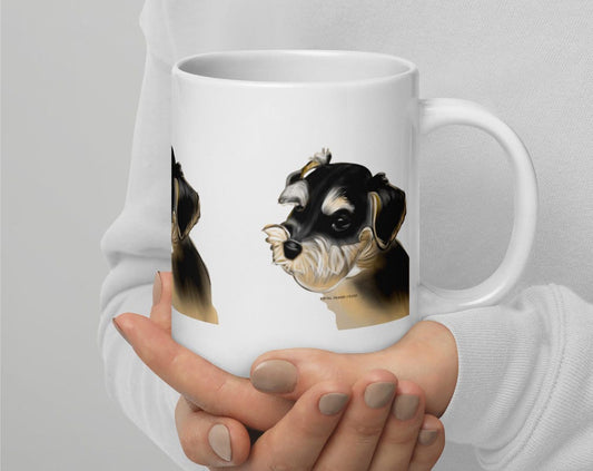 Schnauzer black & tan Mug