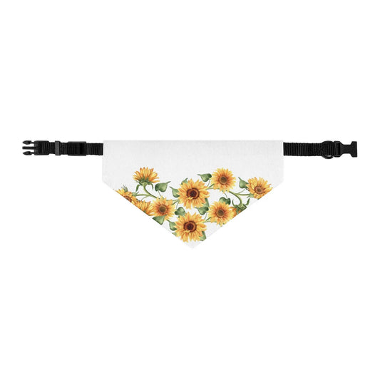 Sunflower Pet bandana collar - Debital Design