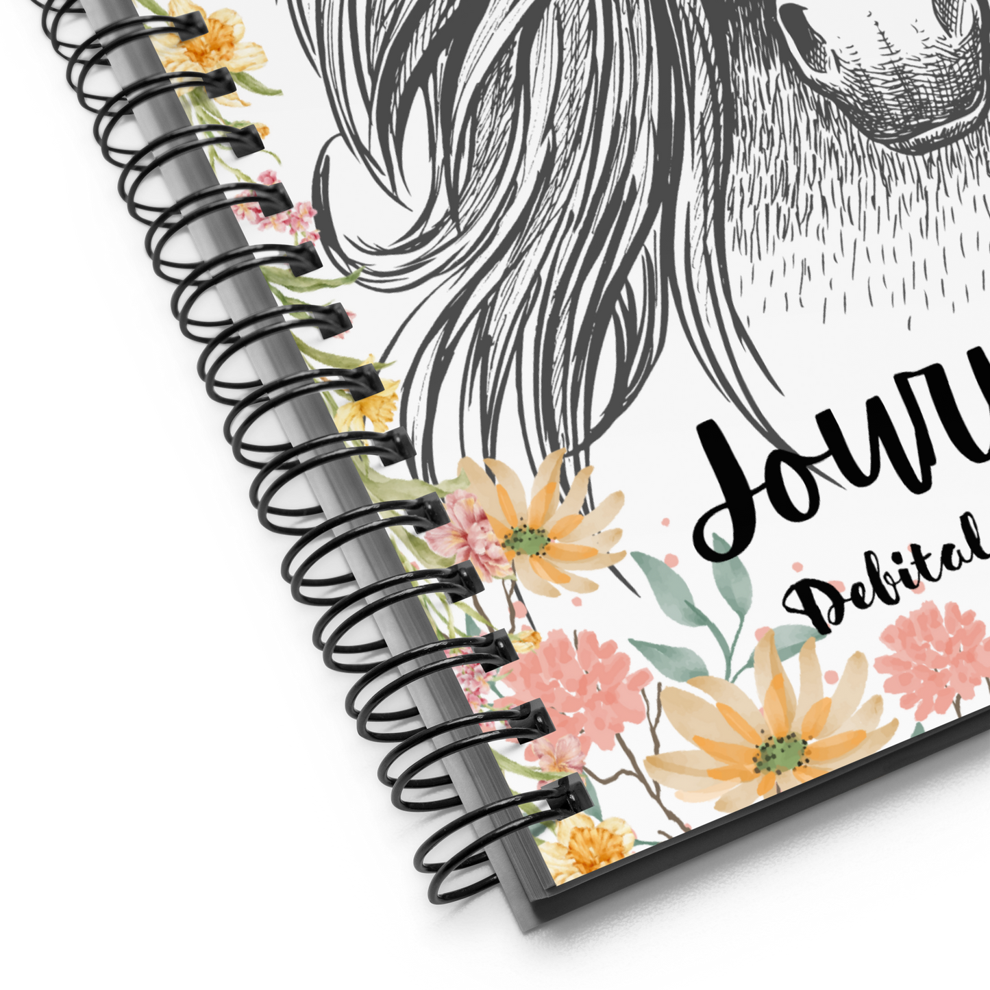Horse Journal Spiral notebook
